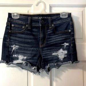 American Eagle midi Jean shorts, size 4